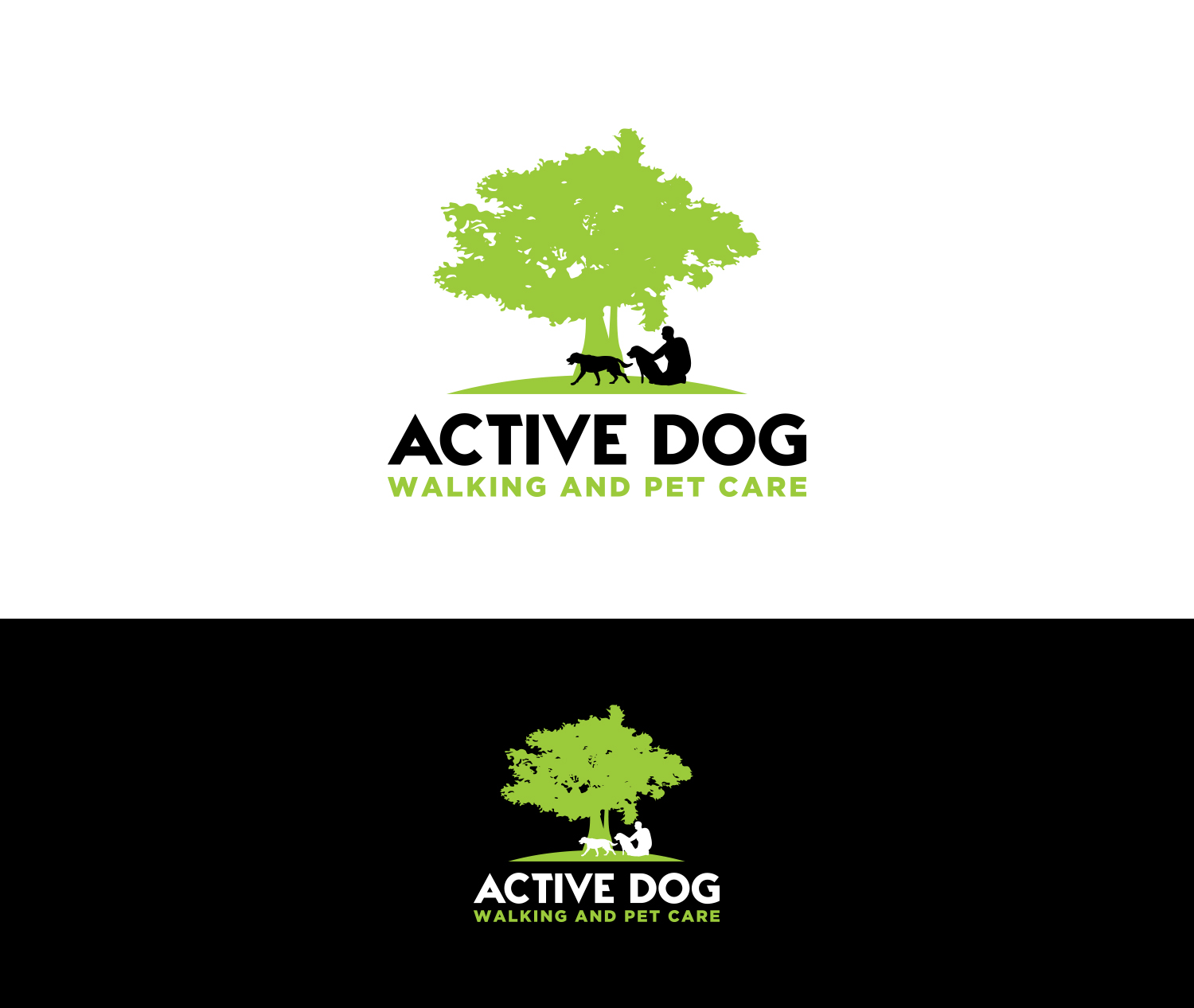Logo Design by Grapismo Brand Studio for Active Dog Walking | Design #12772190