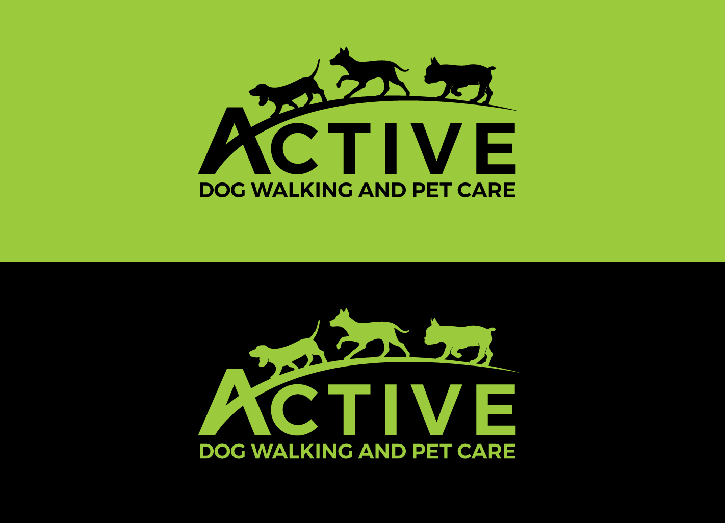 Logo Design by creative.bugs for Active Dog Walking | Design #12705920