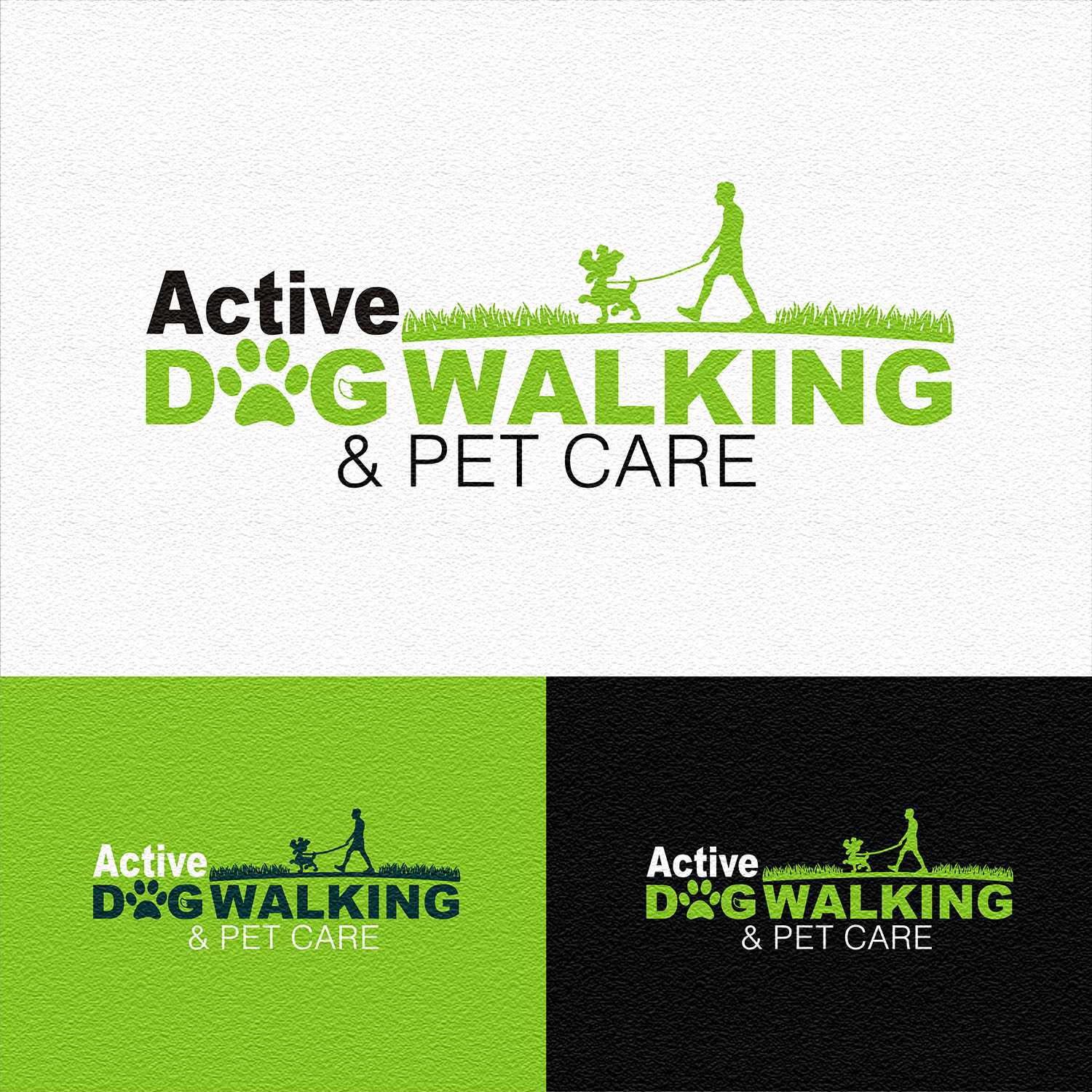 Logo Design by LYNDZ GRAPHIC for Active Dog Walking | Design #12723271