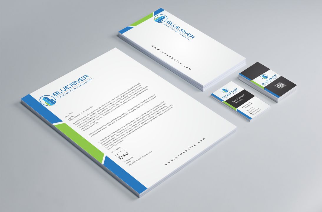 Design de Papeterie par AwsomeD pour The Blue River Group | Design #12740029