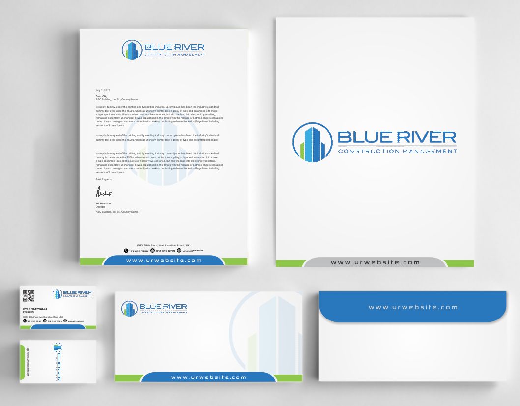 Design de Papeterie par AwsomeD pour The Blue River Group | Design #12740031