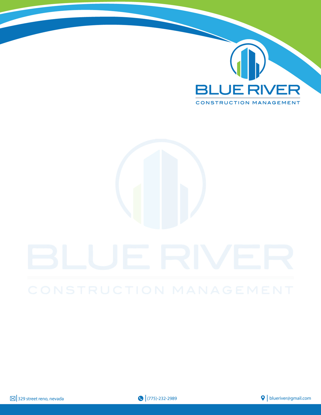 Schreibwaren-Design von Impressive Sol für The Blue River Group | Design #12712803