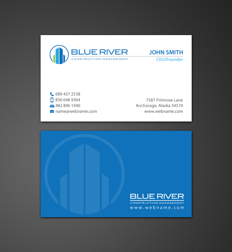 Stationery Design by chandrayaan.creative for The Blue River Group | Design #12702336