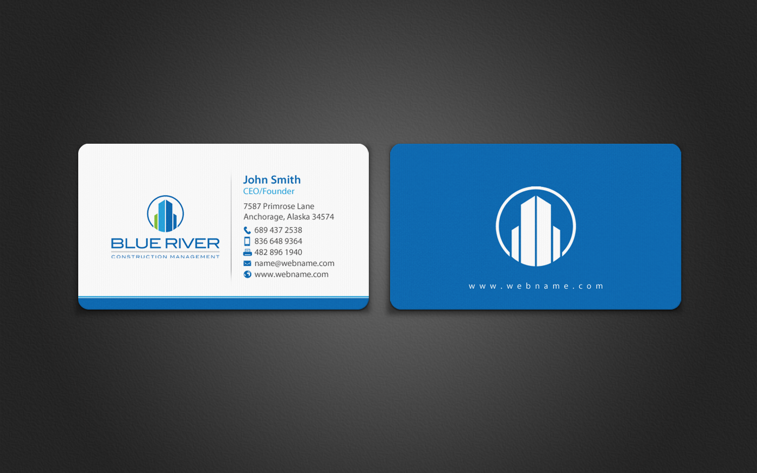 Stationery Design by chandrayaan.creative for The Blue River Group | Design #12702342