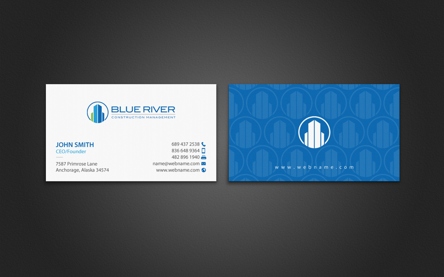 Stationery Design by chandrayaan.creative for The Blue River Group | Design #12702344