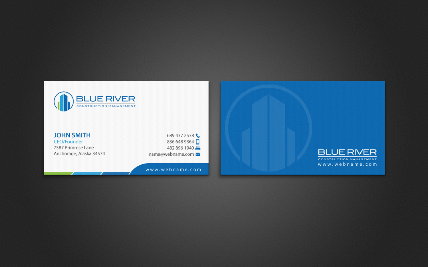 Stationery Design by chandrayaan.creative for The Blue River Group | Design #12703384