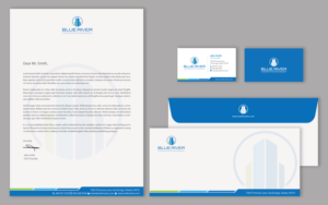 Diseño de Papelería por chandrayaan.creative para The Blue River Group | Diseño: #12724539
