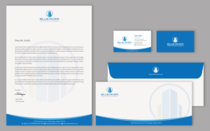 Diseño de Papelería por chandrayaan.creative para The Blue River Group | Diseño: #12724540