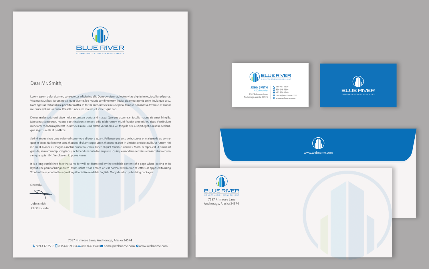 Design de Papeterie par chandrayaan.creative pour The Blue River Group | Design #12726702