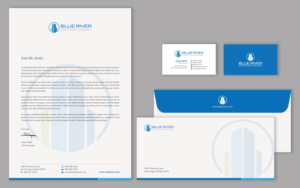 Stationery Design by chandrayaan.creative for The Blue River Group | Design: #12726705