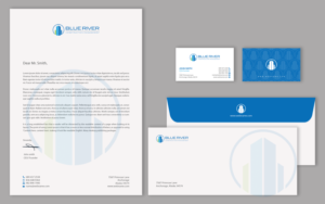 Stationery Design by chandrayaan.creative for The Blue River Group | Design: #12726707