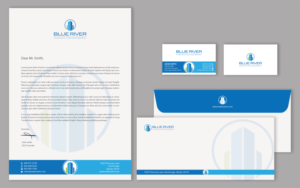 Stationery Design by chandrayaan.creative for The Blue River Group | Design: #12726708