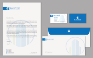 Stationery Design by chandrayaan.creative for The Blue River Group | Design: #12726709