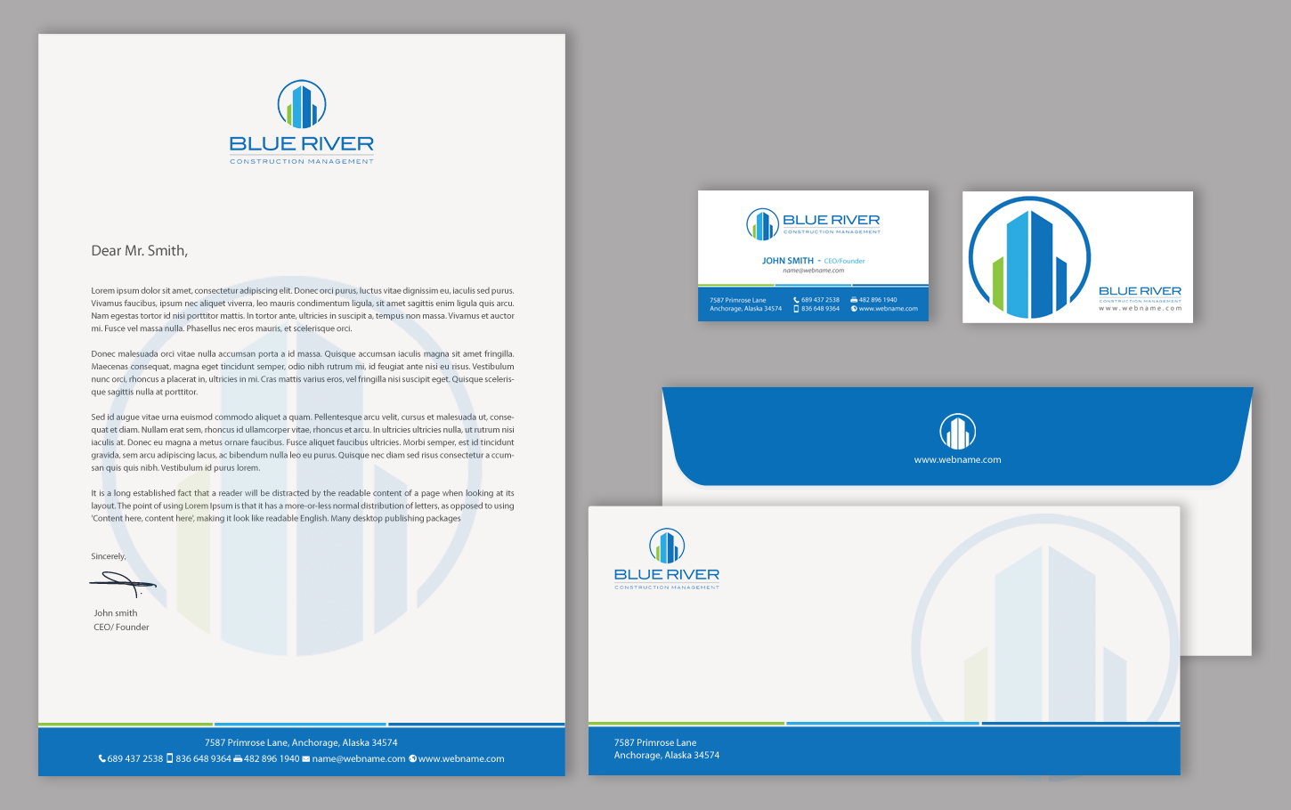 Design de Papeterie par chandrayaan.creative pour The Blue River Group | Design #12727178