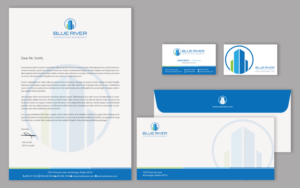 Stationery Design by chandrayaan.creative for The Blue River Group | Design: #12727178
