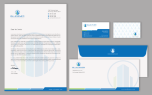 Stationery Design by chandrayaan.creative for The Blue River Group | Design: #12727182