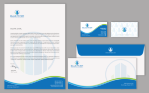 Stationery Design by chandrayaan.creative for The Blue River Group | Design: #12727505