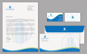 Stationery Design by chandrayaan.creative for The Blue River Group | Design: #12727506