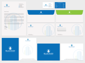 Stationery Design by chandrayaan.creative for The Blue River Group | Design: #12765597