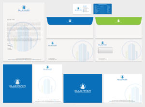 Stationery Design by chandrayaan.creative for The Blue River Group | Design: #12765603