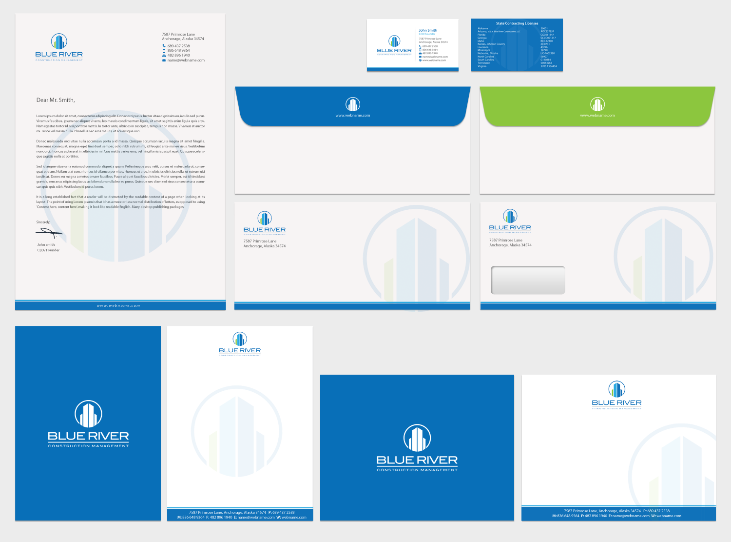 Design de Papeterie par chandrayaan.creative pour The Blue River Group | Design #12765607