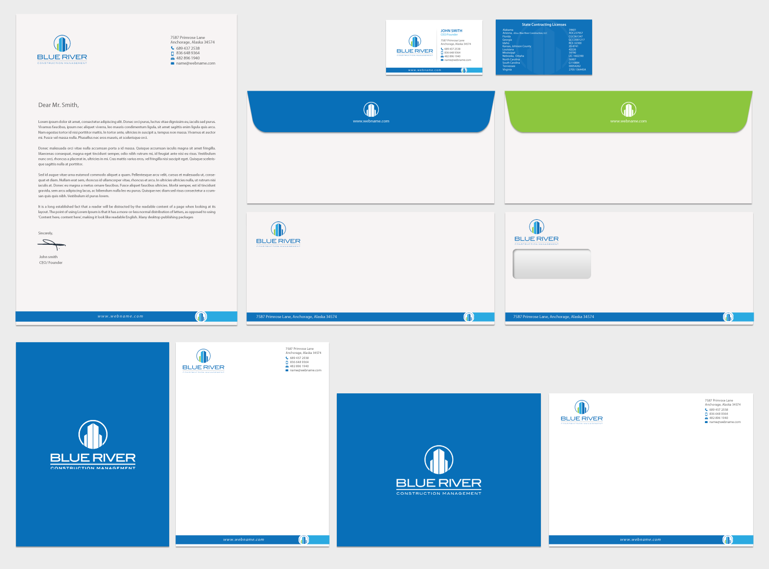 Design de Papeterie par chandrayaan.creative pour The Blue River Group | Design #12765609