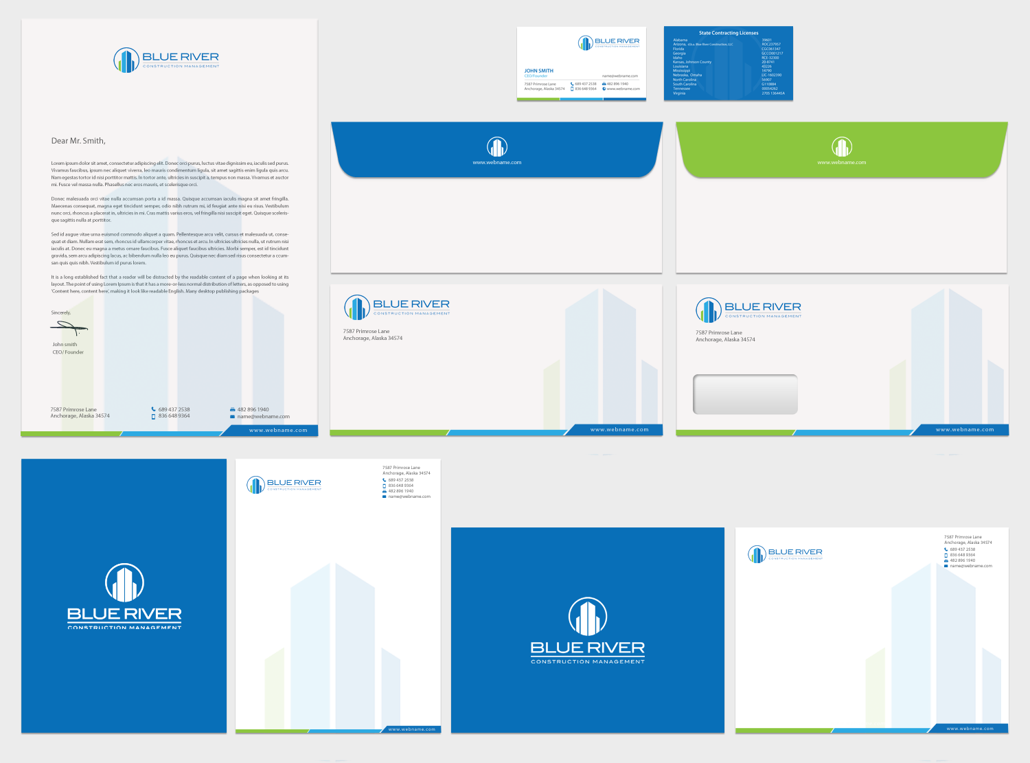 Design de Papeterie par chandrayaan.creative pour The Blue River Group | Design #12765613