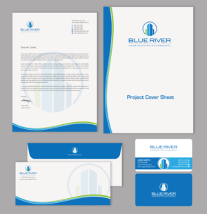 Stationery Design by chandrayaan.creative for The Blue River Group | Design: #13222359