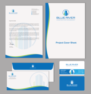 Stationery Design by chandrayaan.creative for The Blue River Group | Design: #13222478