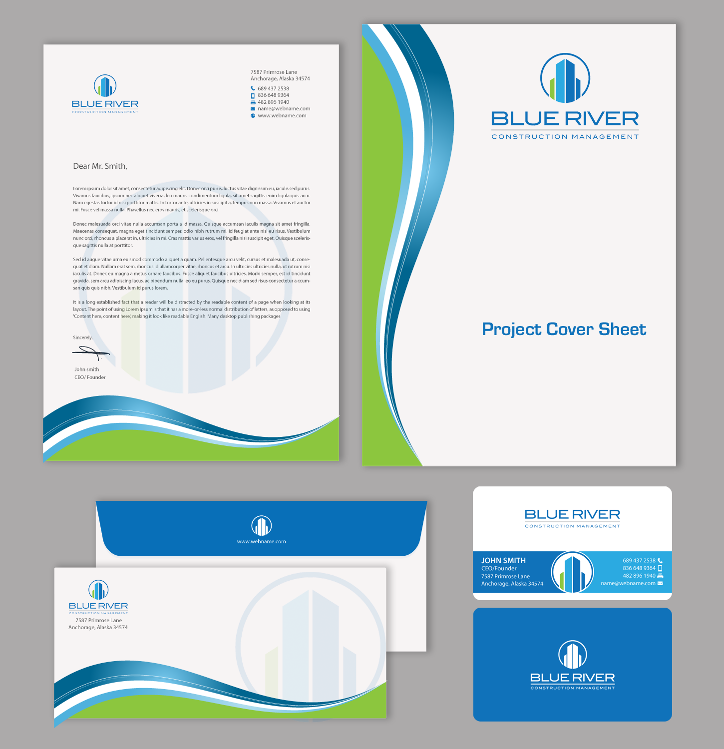 Design de Papeterie par chandrayaan.creative pour The Blue River Group | Design #13222676