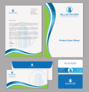 Stationery Design by chandrayaan.creative for The Blue River Group | Design: #13222676