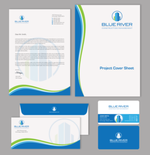 Stationery Design by chandrayaan.creative for The Blue River Group | Design: #13222759