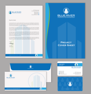 Stationery Design by chandrayaan.creative for The Blue River Group | Design: #13275791