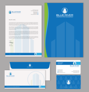 Stationery Design by chandrayaan.creative for The Blue River Group | Design: #13275808