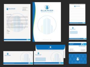 Stationery Design by chandrayaan.creative for The Blue River Group | Design #13320074