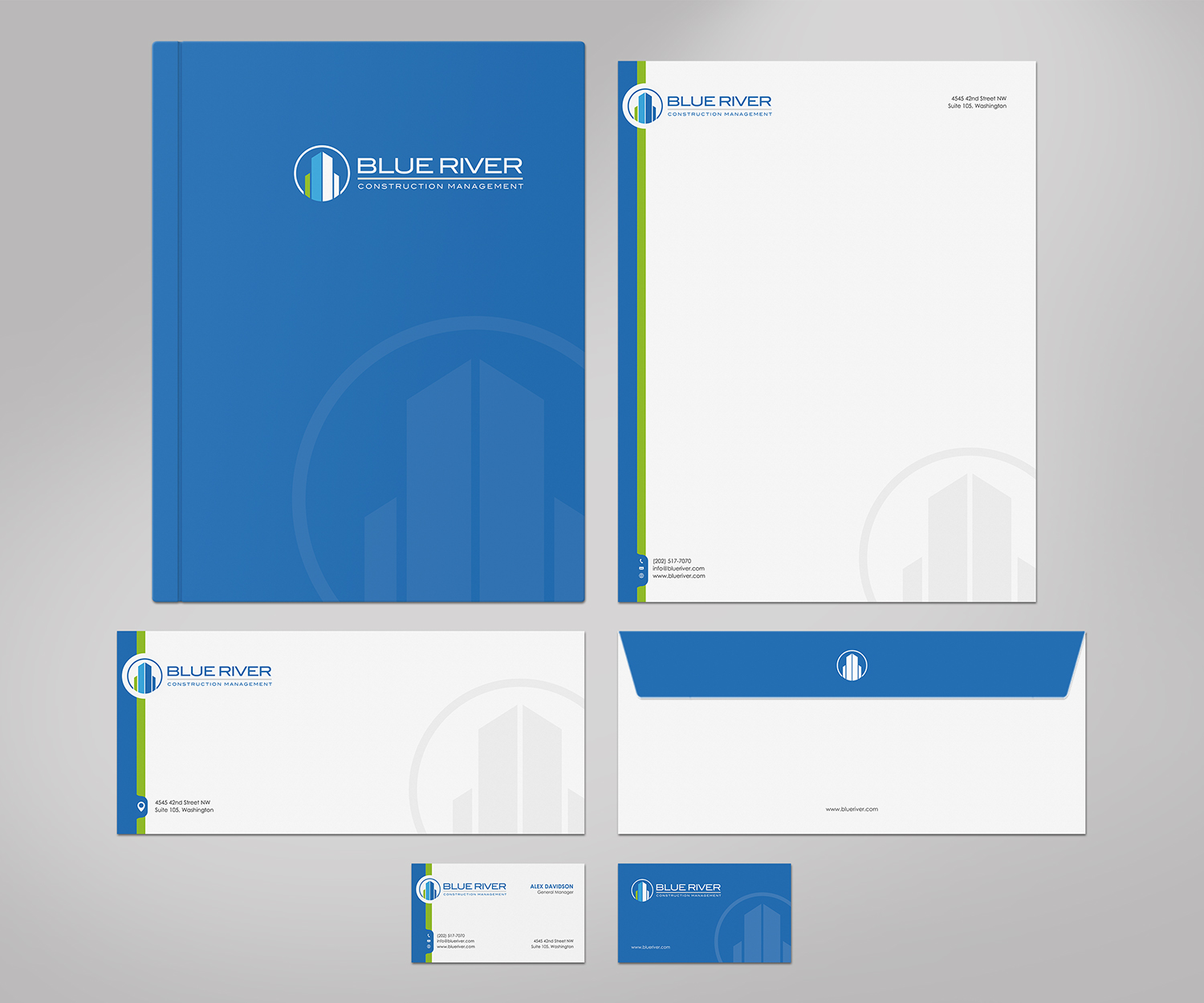 Stationery Design by logodentity for The Blue River Group | Design #12702626