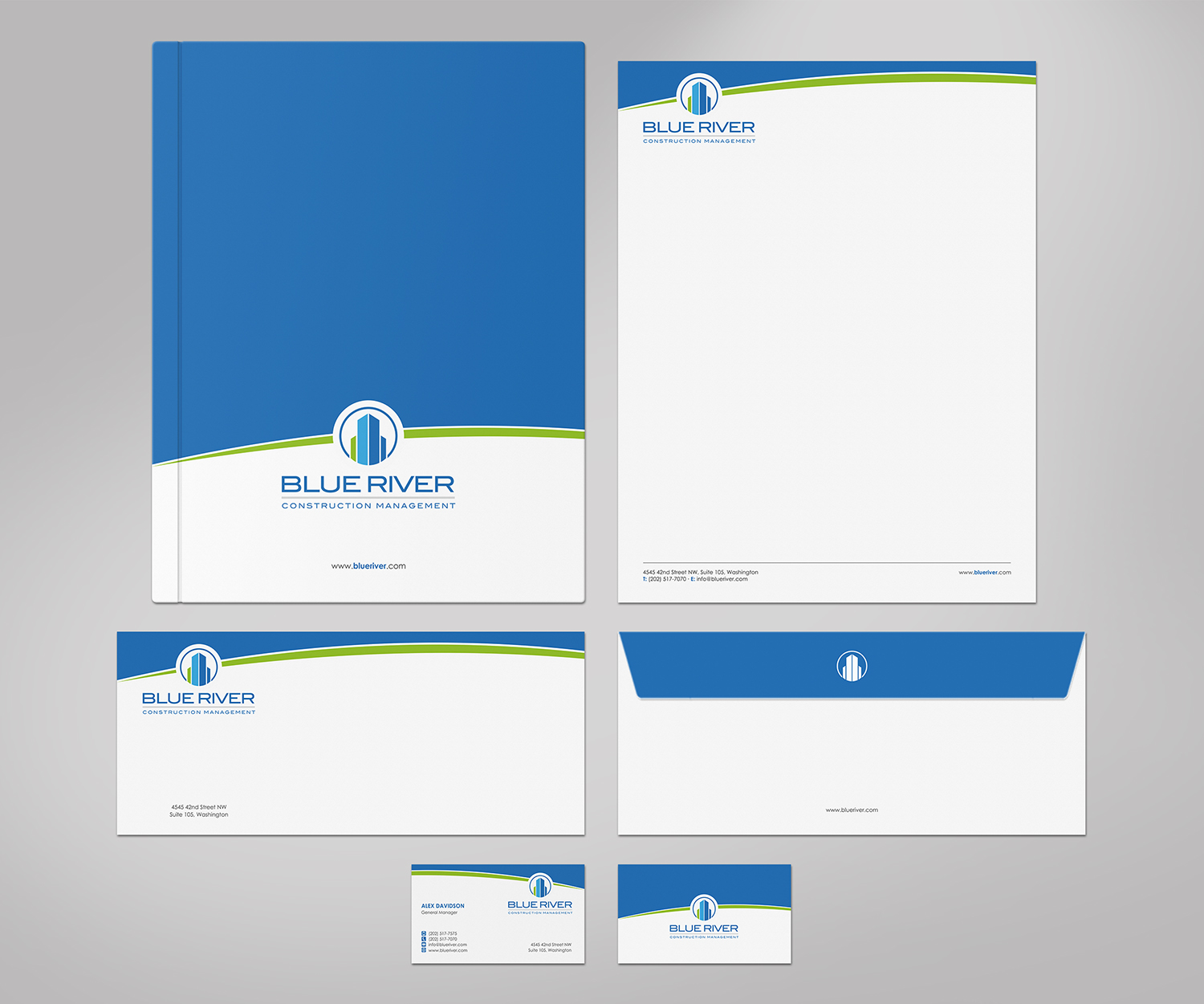 Stationery Design by logodentity for The Blue River Group | Design #12703961