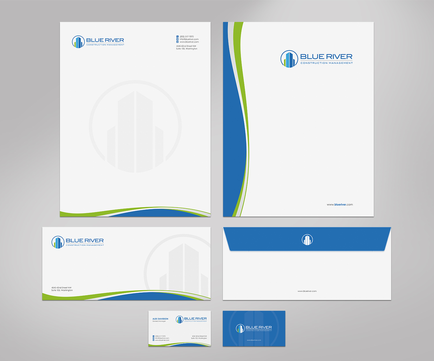 Stationery Design by logodentity for The Blue River Group | Design #13212035