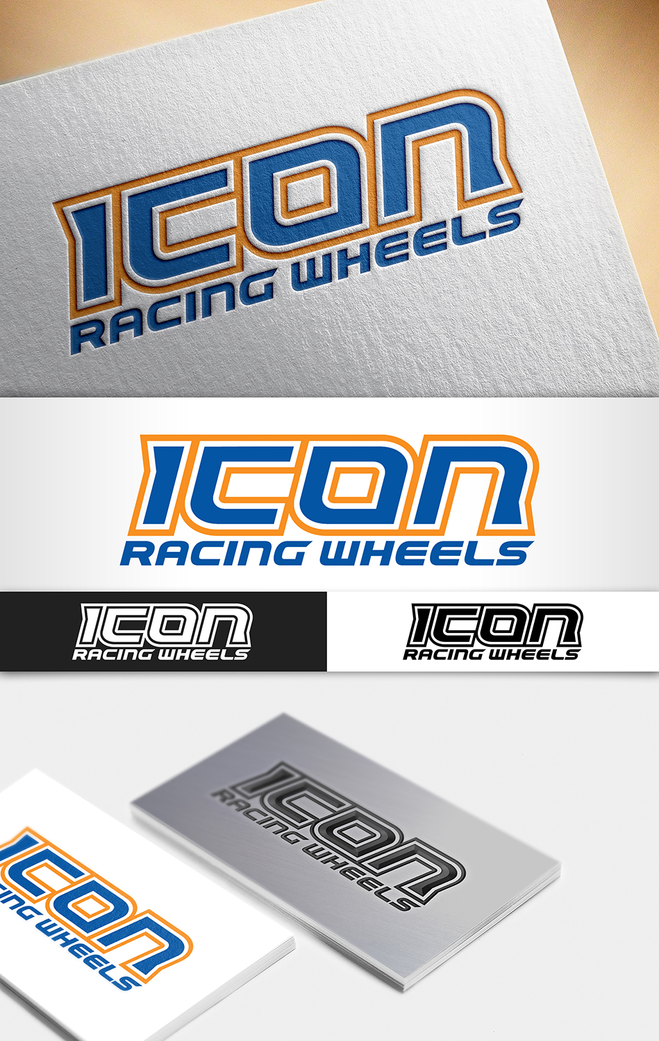 Logo Design by nivleik for Icon Racing Wheels | Design #12779266
