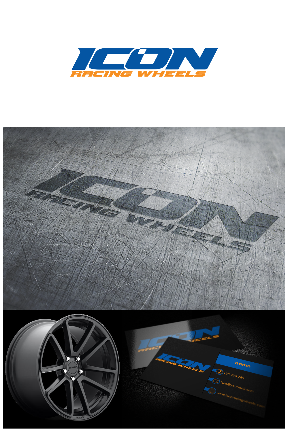 Logo Design by luckdesign for Icon Racing Wheels | Design #12713349
