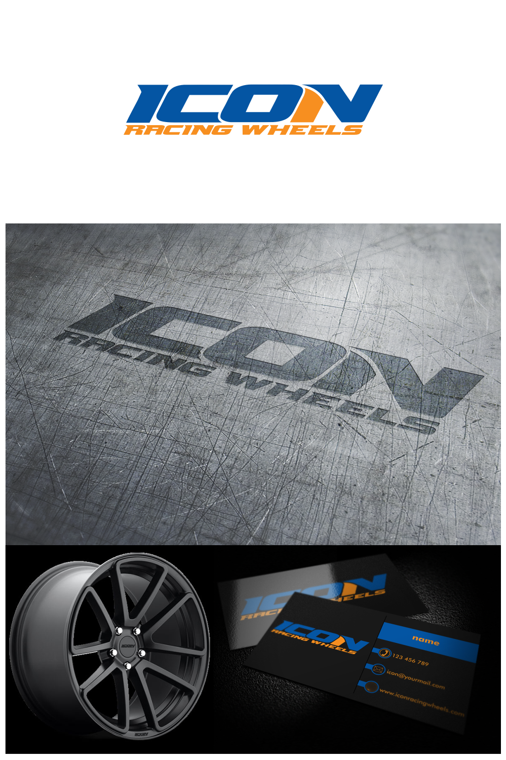 Logo Design by luckdesign for Icon Racing Wheels | Design #12713350