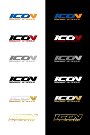 Logo Design by luckdesign for Icon Racing Wheels | Design: #12742546