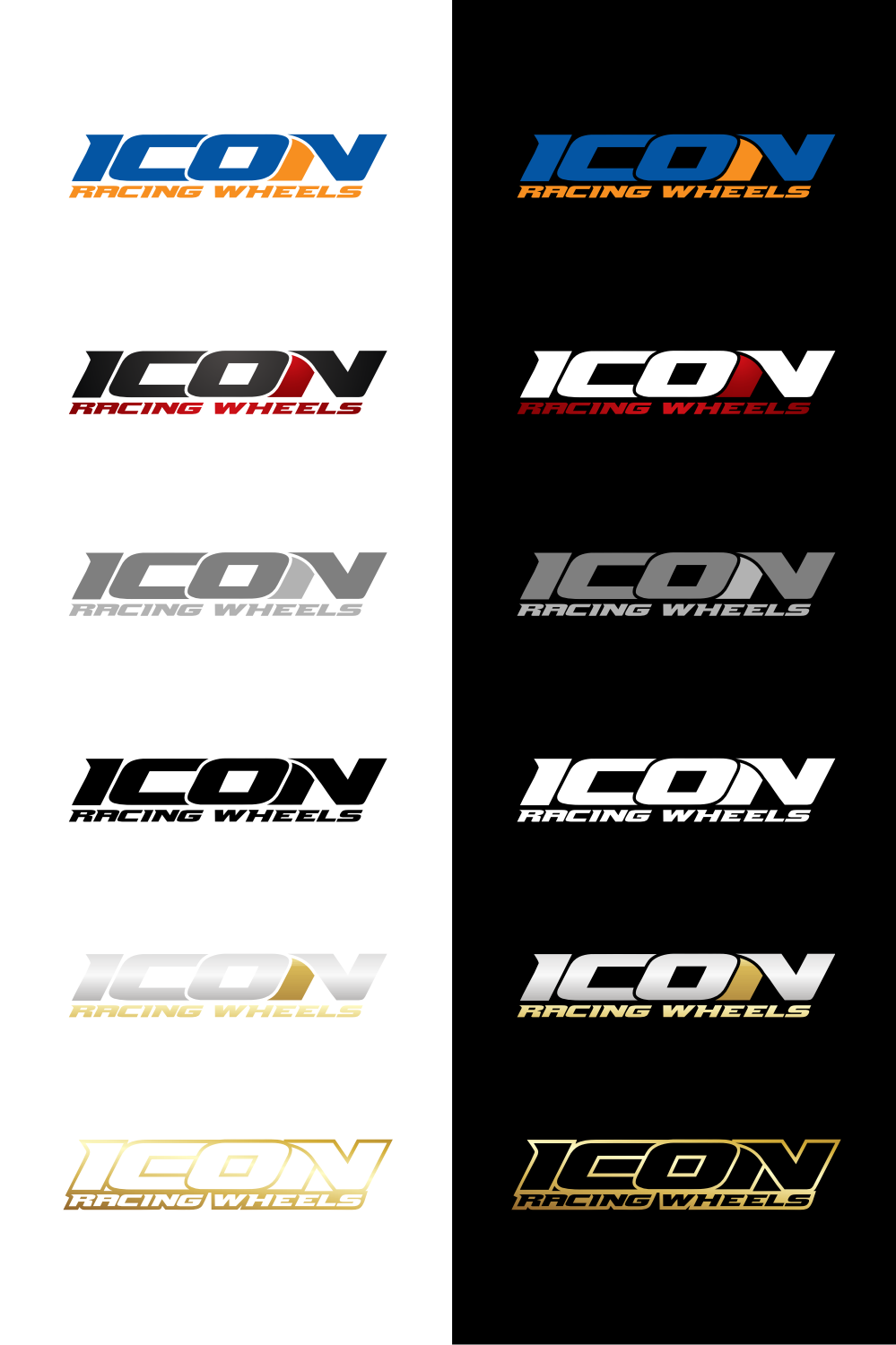 Logo Design by luckdesign for Icon Racing Wheels | Design #12742547