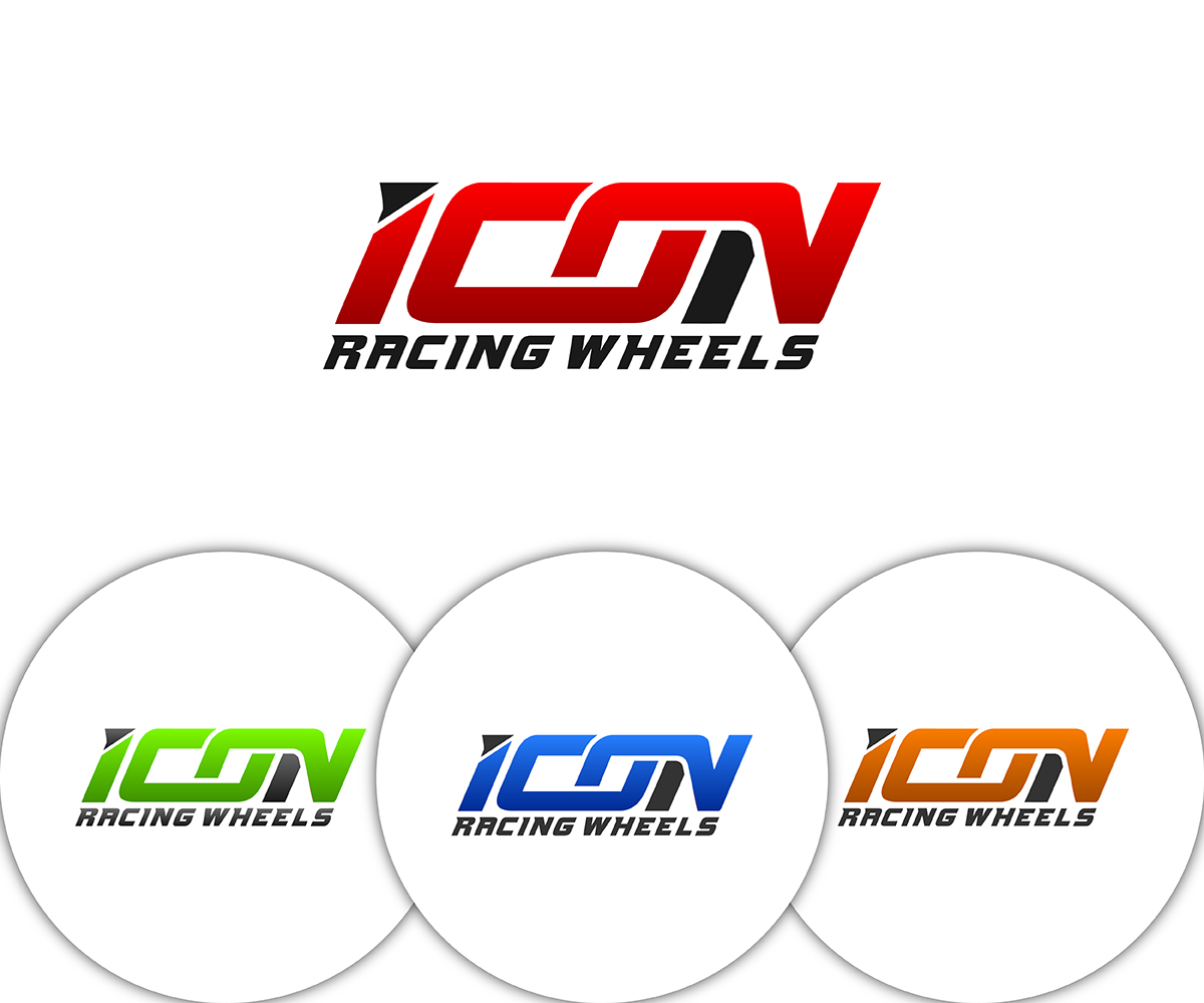 Logo Design by eMARK for Icon Racing Wheels | Design #12746742