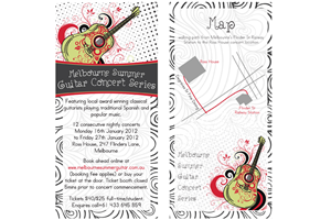 Melbourne Summer Guitar Series flyer | Design de Flyer par imagefirst