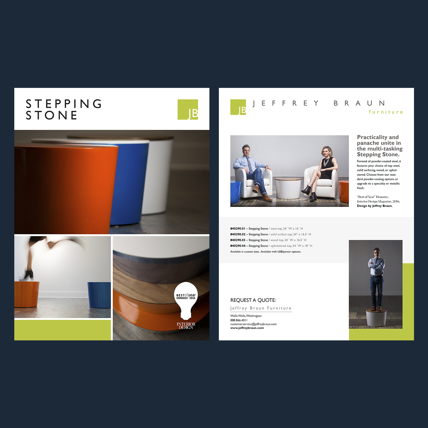Flyer Design by Silvia Jordanova for Jeffrey Braun Furniture | Design #13295461