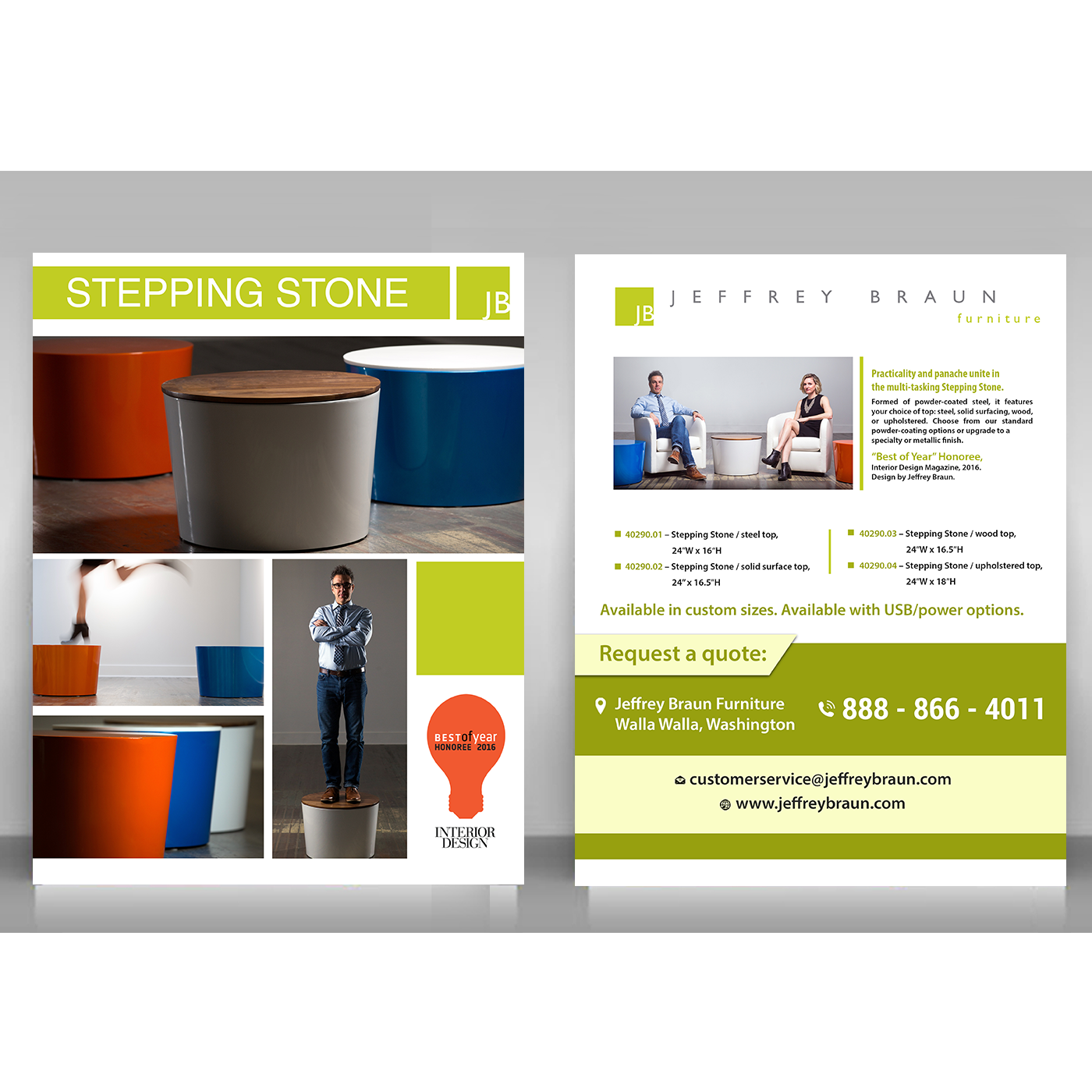 Flyer-Design von creative.bugs für Jeffrey Braun Furniture | Design #13285119