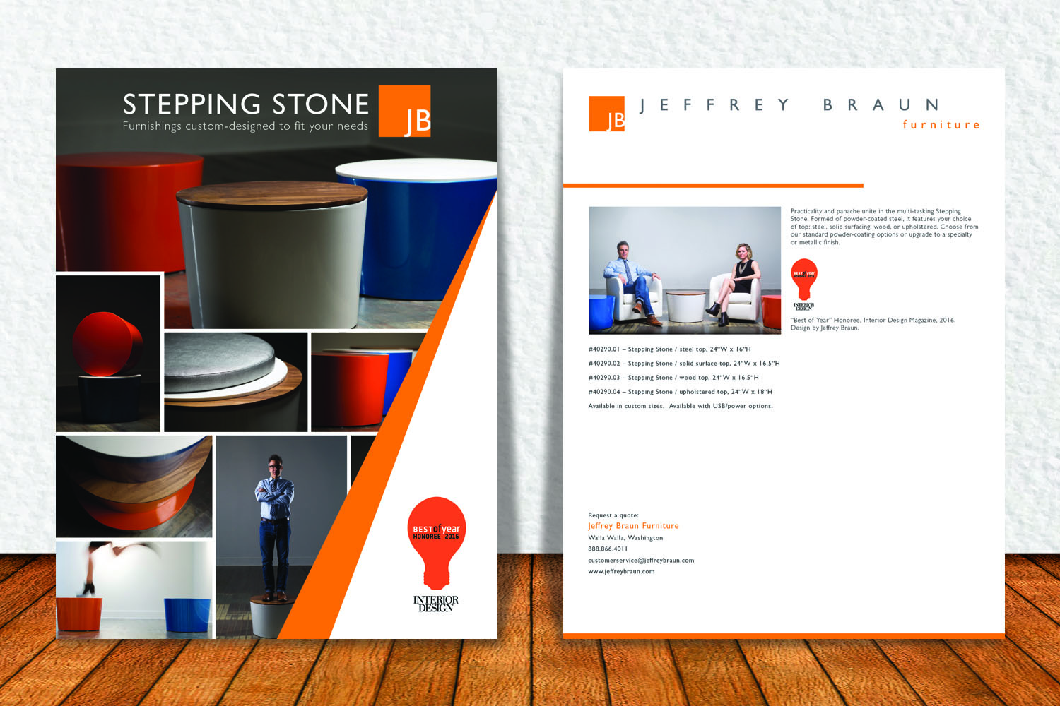 Flyer Design by JustRightHere for Jeffrey Braun Furniture | Design #13286353