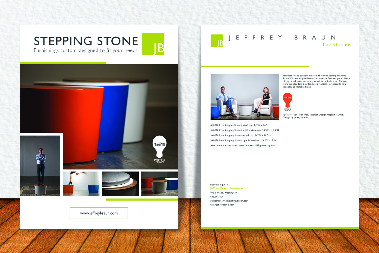 Flyer Design by JustRightHere for Jeffrey Braun Furniture | Design #13286354
