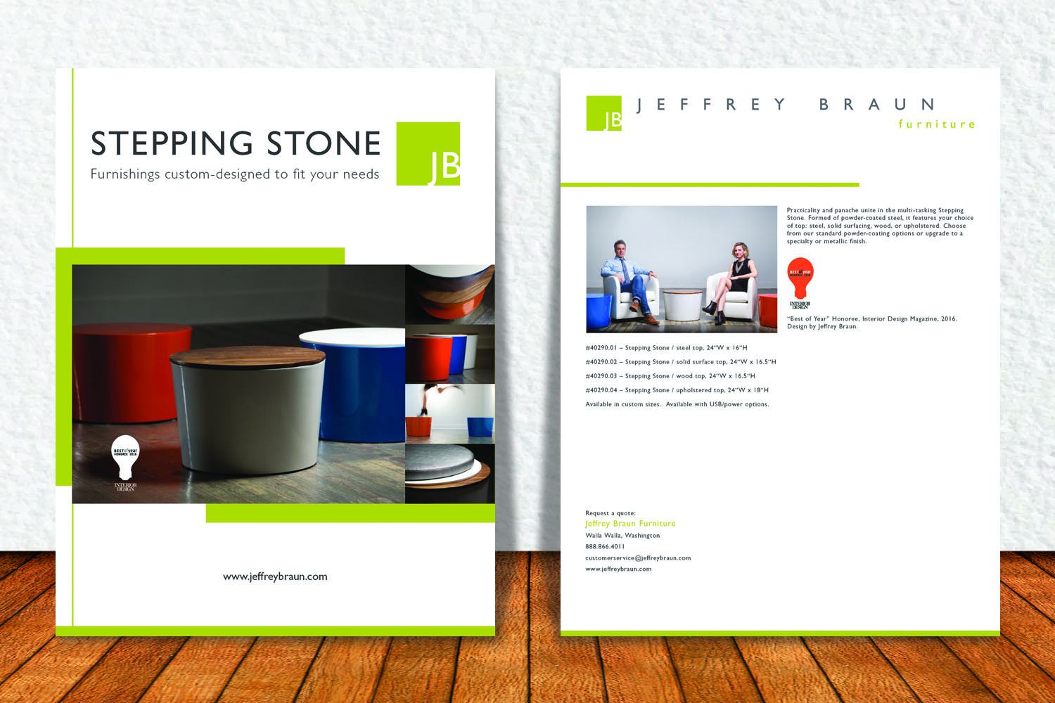 Flyer Design by JustRightHere for Jeffrey Braun Furniture | Design #13286355